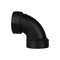 Charlotte Pipe And Foundry Charlotte Pipe 1-1/2 in. Hub X 1-1/2 in. D Hub ABS 90 Degree Elbow ABS003000600 - alternate 4